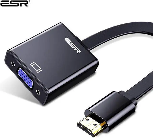 Main image of HDMI TO VGA Adapter Audio Cable HDMI Splitter to VGA Converter Digital HD 1080P HDMI Cable Adapter to Xbox PS4 PC Laptop TV