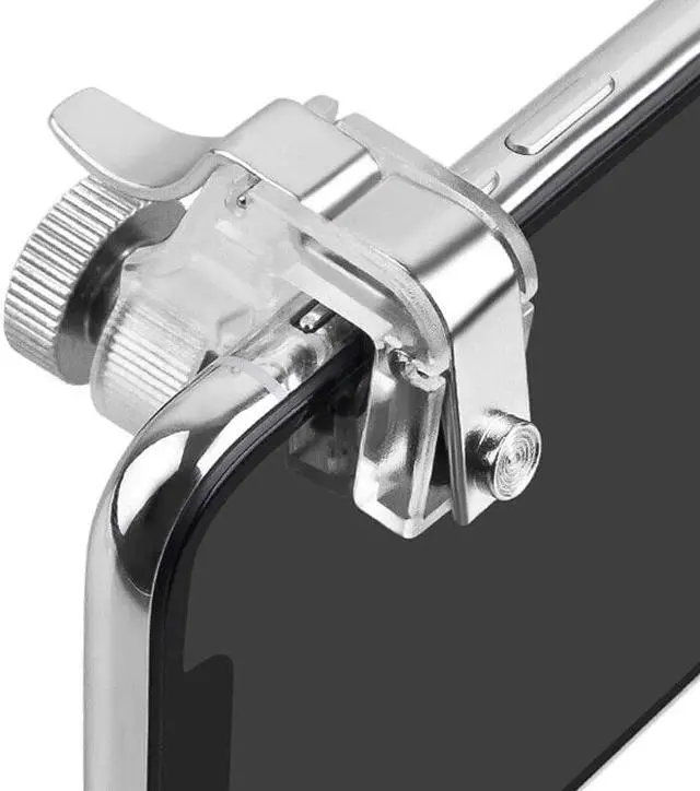 Alt view image 5 of 6 - 2PCS Mobile Phone Game Fire Button Smart Phone Metal Game Trigger L1 R1 Shooter for iphone Knives Out / Survival Rules / PUBG