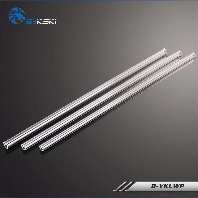 Alt view image 4 of 4 - 2pcs Acrylic Tube Hard Pipe ID 8/10/12mm 50CM DIY PC Wercooling OD12/14/16mm Transperant For Water Cooler Modding B-YKLWP
