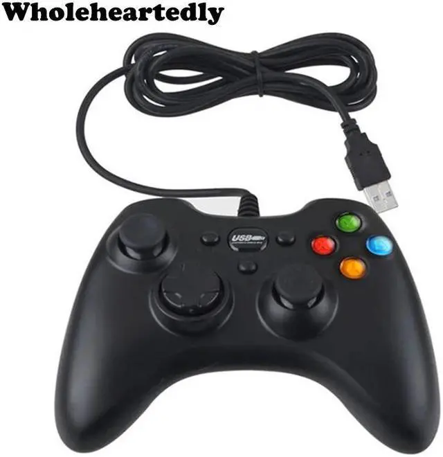 Main image of New Wired USB PC Game Controller Handle double shock Joypad Remote Joystick Gamepad For PC Laptop Computer Winows XP