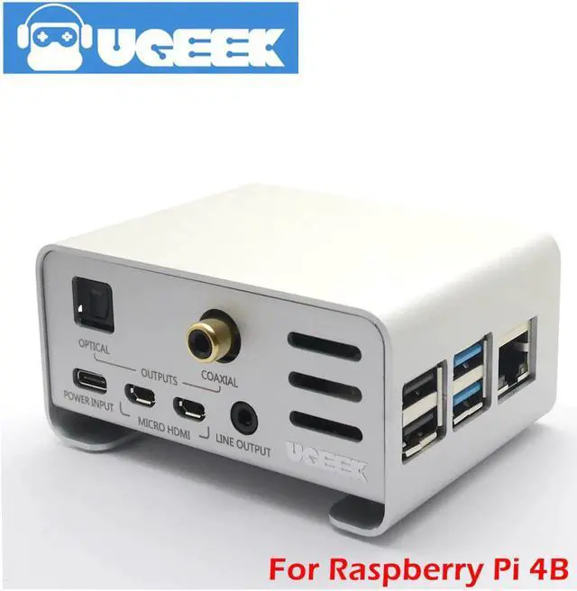 Alt view image 5 of 5 - AOIDE HIFI Digi Pro Digital Sound Card for Raspberry Pi 4B/3B+/3B/2B|Two Oscillators|I2S SPDIF Optical Fiber|44.1&48kHz|