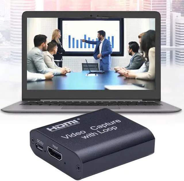 Alt view image 3 of 5 - Video Capture Card Screen Recorder USB2.0 1080P High Definition Game Capture Streamer Device with Loop