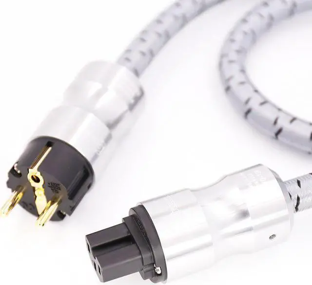 Alt view image 2 of 5 - Krell HIFi Power Cable CRYO-156 US AC Power Cord Power Cable Schuko Audio CD Amplifier AMP US power cables EU US Plug Cable