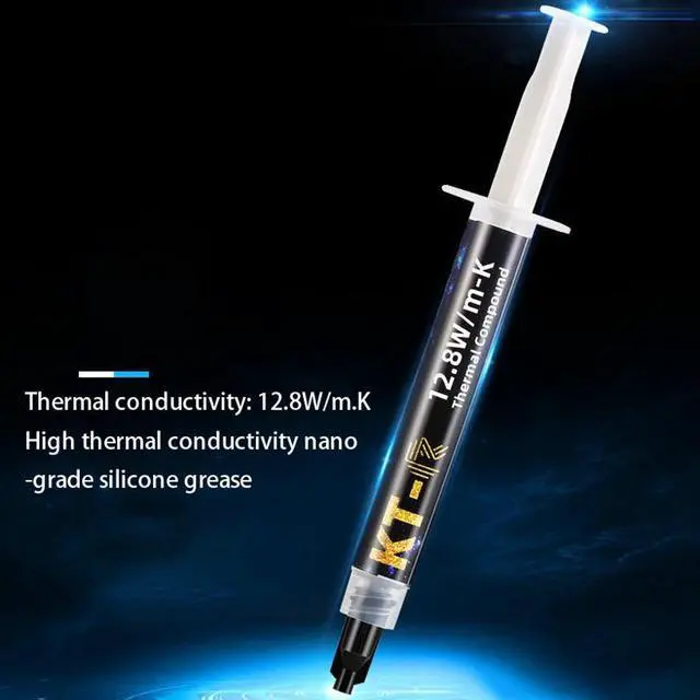 Alt view image 2 of 5 - KT-R Thermal Paste 12.8W High Thermal Conductivity Silicone Grease CPU Thermal Paste Computer Ie Chip Thermal Paste