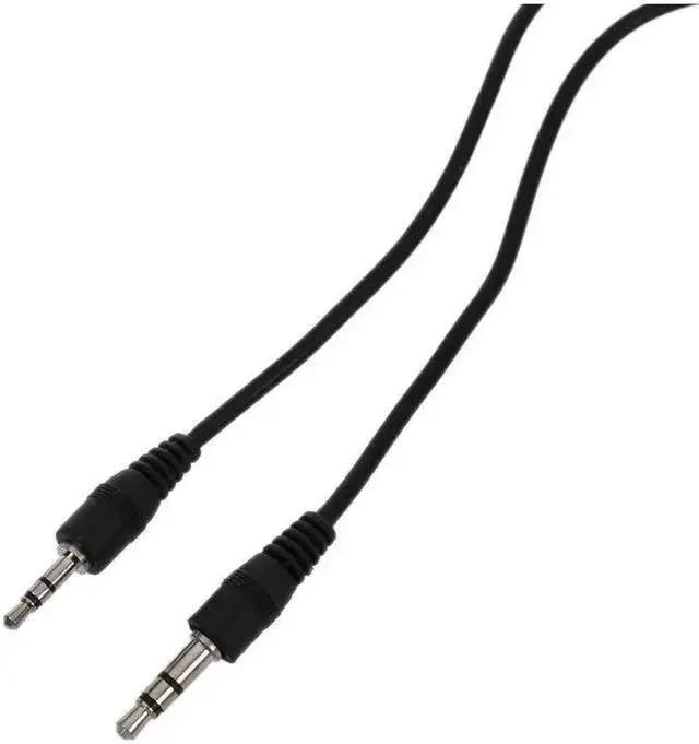 Alt view image 4 of 5 - 2.5mm Male to 3.5mm Male black o Adapter Cable  55cm
