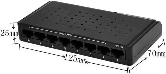 Alt view image 2 of 5 - Sell 100Mbps IEEE802.3x 8 Port S POE Switch Power Over Ethernet Network Switch Ethernet For IP Camera VoIP Phone AP Devices