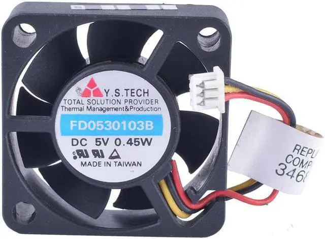 Alt view image 2 of 4 - FD0530103B 3010 3cm 30mm fan 5V 0.45W Double ball bearing micro cooling fan