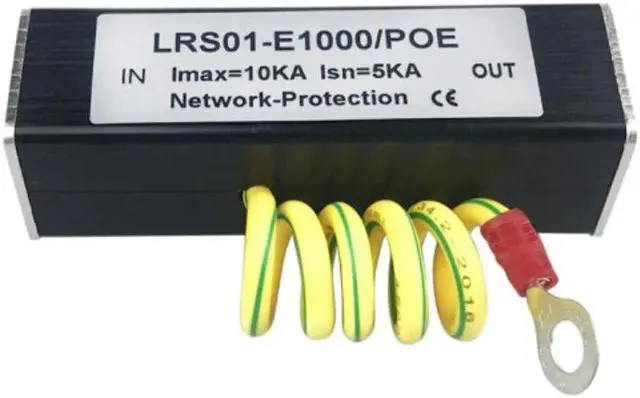 Main image of 100/1000M POE IP Camera Network POE Switch RJ45 & POE Surge Protector Protection Device Lightning Arrester SPD 1000M Ethernet