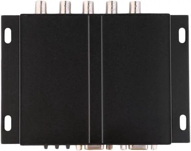 Alt view image 3 of 5 - Box RGB RGBS RGBHV MDA CGA EGA to VGA Industrial Monitor Video Converter with EU Plug Power Adapter Black