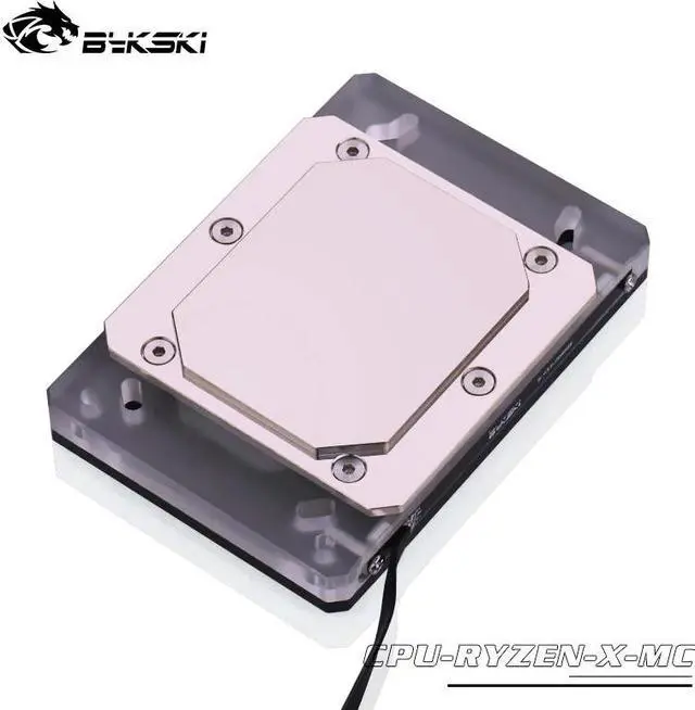 Alt view image 2 of 5 - CPU-RYZEN-X-MC RGB Led CPU Water Cooling Block for AMD AM2 AM3 AM4 TR4 Black