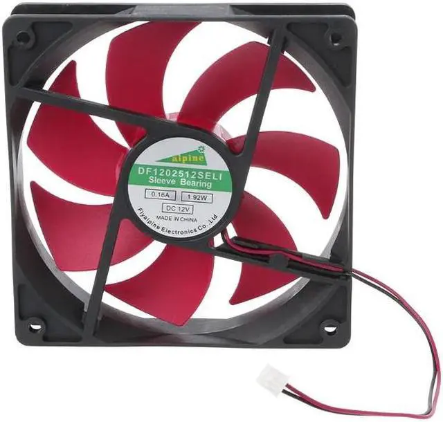 Main image of 12025 120mm DC12V 0.2A 2 Pin Connector Cooling Fan for Computer Box CPU Cooler Radiator