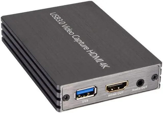 Alt view image 3 of 5 - 4K  To USB 3.0 Video Capture Card Dongle 1080P 60fps Video Recorder Grabber for OBS Live Stream Broadcast Game Capture Card