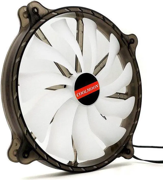 Alt view image 4 of 5 - Airflow 200mm PC Case fan quiet cooling for computer 6PIN Mute PWM RGB Led Case Fans cooler adjustable fan Radiator