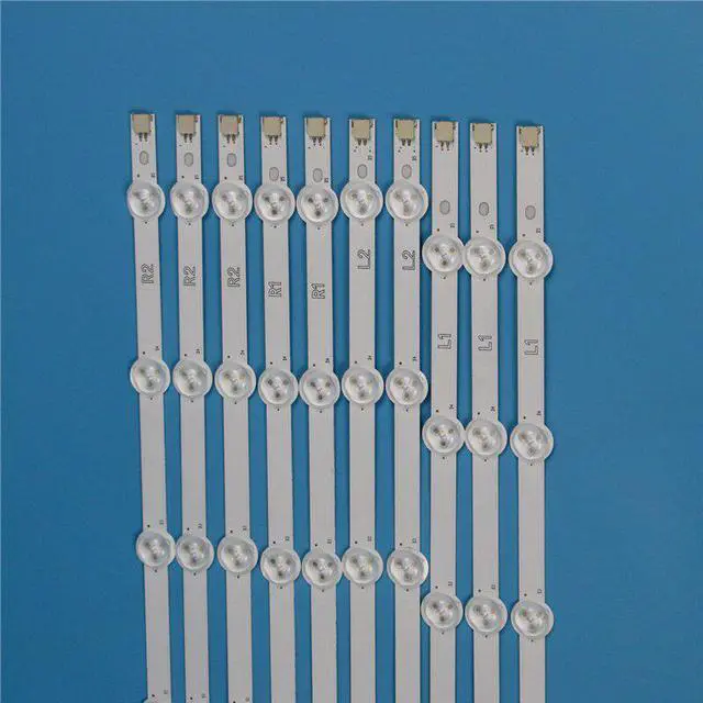 Alt view image 4 of 5 - 10 Lamps 820mm LED Backlight Strip Kit For LG 42LN540V-ZA LD31B LC36B LC36B LC420DUE TV Array LED Strips Backlight Bars Bands