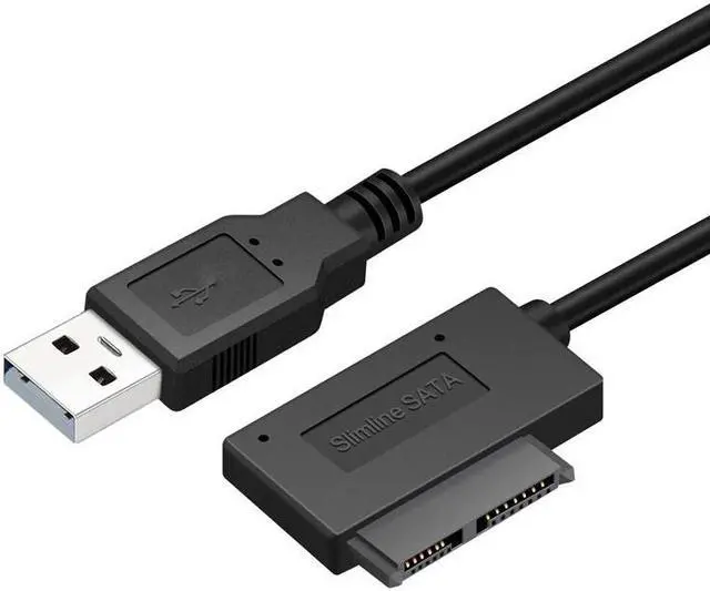 Alt view image 5 of 5 - Optical Drive Line SATA to USB 3.0 Adapter Cable 6+7P Easy Drive Line For Laptop DVD/CD ROM Drive Line Transfer Box