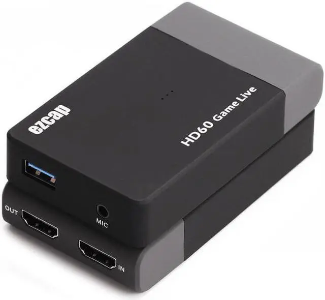 Alt view image 3 of 5 - 1080P 60fps Video Capture Card To USB 3.0 Record Box for PS4 DVD Camcorder Game Recording TV Loop Mic Audio Live Streaming