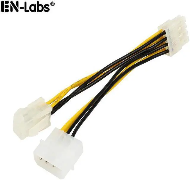 Main image of 4 pin Molex 4pin to EPS 8pin Power Adapter,ATX P4 Molex 4 pin to 8 pin Power Extension Cable,ATX 12V 4-pin PSU Motherboard