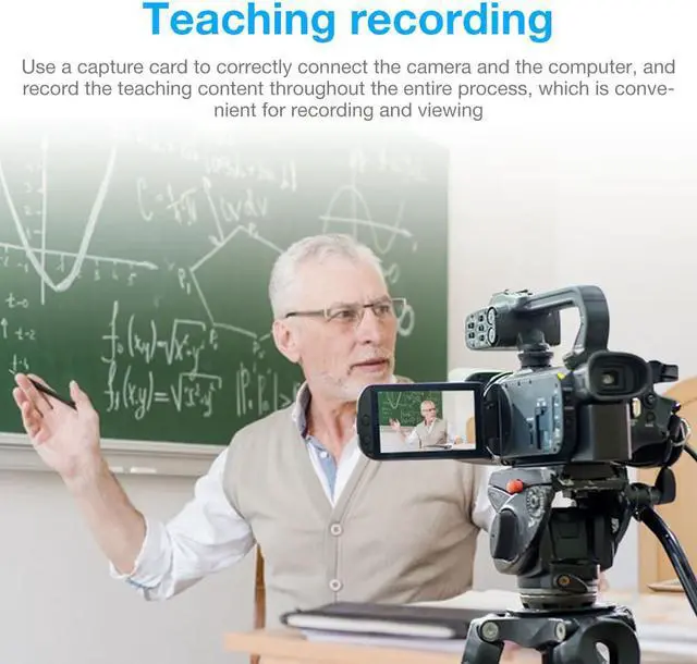 Alt view image 2 of 5 - Capture Card USB 2.0 Video Game Converter with Loop Out Device for Gaming Streaming Teaching Conference Live Broadcasting