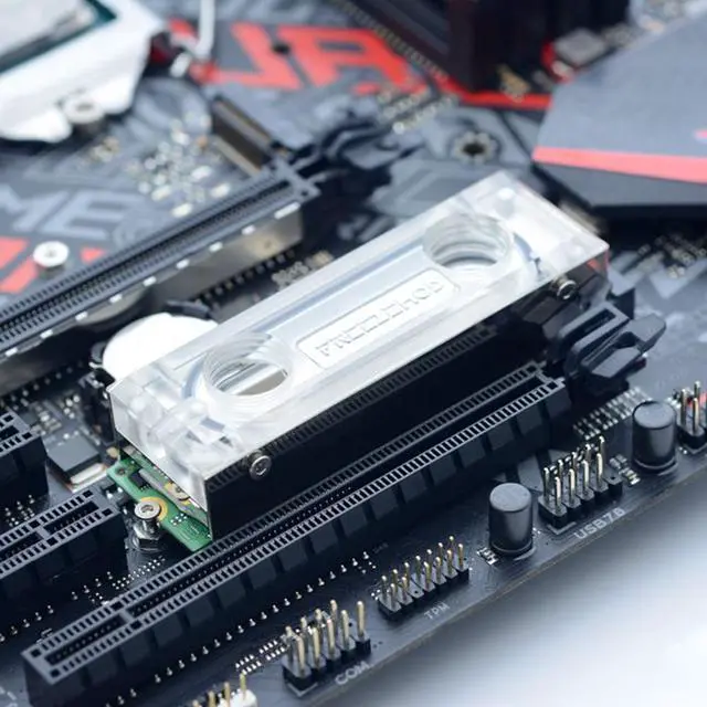 Main image of 2280 M2 SSD Water Block PC Solid State Drive Cooler Accessories ater Cooler Hard Drive M2 Solid State Hard Disk Cooling Water