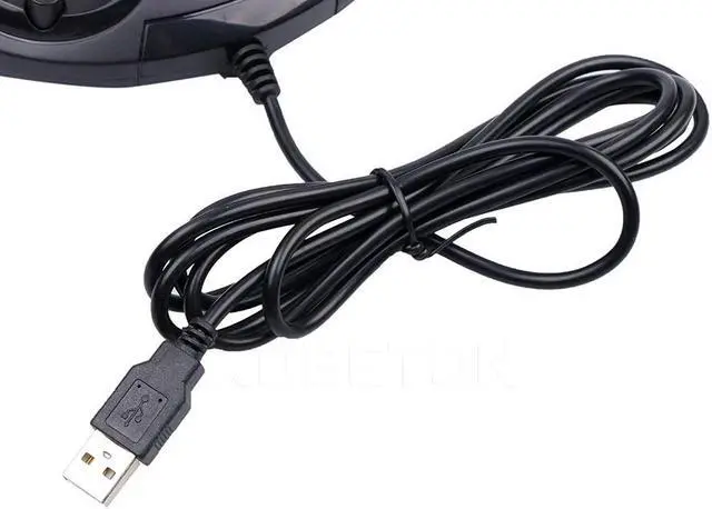 Alt view image 2 of 5 - USB Classic Gamepad USB Game Controller Joypad Wired 6 Buttons for SEGA Genesis/MD PC/2 Y1301 /MAC Mega Drive