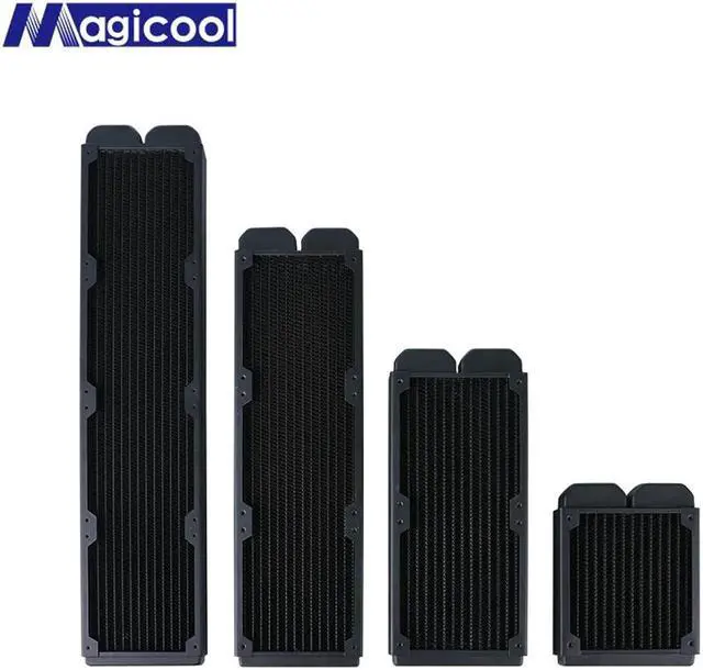 Main image of G1/4 " Copper Radiator 120MM 240MM 360MM 480mm For Computer Water Cooling Build  Environmental Product 28mm Thick