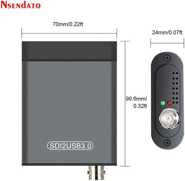 Alt view image 4 of 5 - USB3.0 60FPS SDI Video Capture Card SDI to USB 3.0 2.0 Video Recording Box adapter Dongle Game Live Streaming Broadcast for OBS