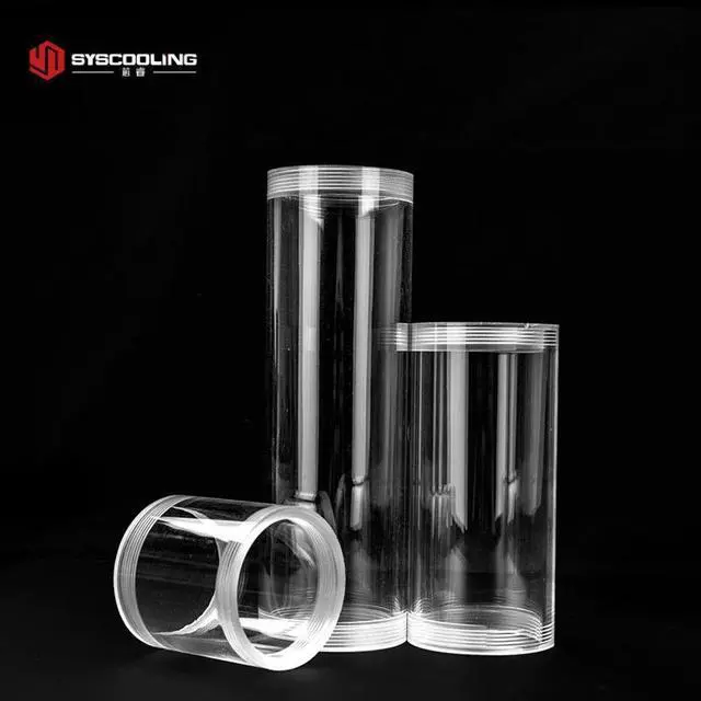 Alt view image 2 of 4 - water cooling reservoir OD 60mm acrylic water tank length 65 130 190mm pump fitting
