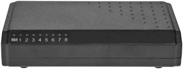 Alt view image 3 of 5 - 1set  8 Ports 6+2 PoE Switch Injector Power Over Ethernet without Power Adapter Family Network System 10/100M Accessories