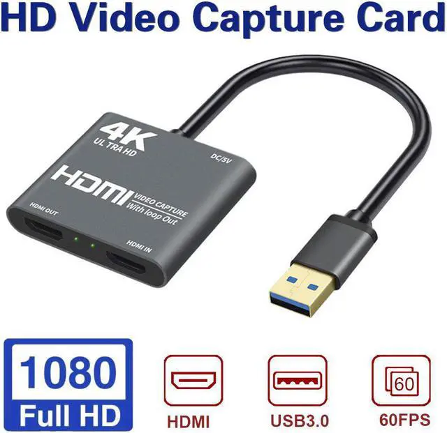 Alt view image 5 of 5 - 1080P 60fps Loop Out Conferencing For Gaming HDMI USB3.0 Broadcasting Video Capture Card Multifunction 4K Computer Components