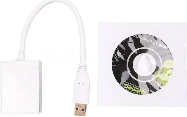 Alt view image 3 of 5 - USB 3.0 to  Converter USB3.0 to  Cable Multi Display Graphic Adapter HD 1080P for PC Laptop Projector HDTV LCD