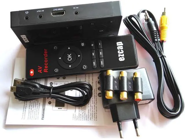 Alt view image 3 of 5 - AV Recorder capture card  Convert VHS Camcorder Tapes to Digital Format 8GB Memory 3" Screen for DVD Player With 8GB Memory