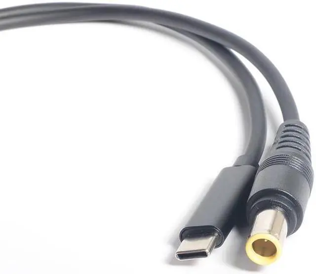 Alt view image 5 of 5 - C USB C to 7.9*5.5mm Plug Converter Dc Power PD Adapter Charging Cable for Lenovo Thinkpad X60 T60 T61 X200 X201 X220 X230