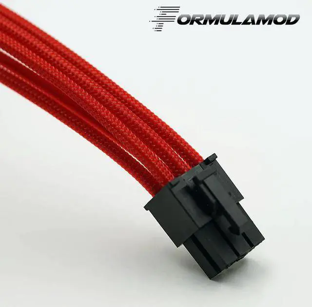Alt view image 4 of 5 - Fm-PCI6P-A, PCI-E 6Pin GPU Power Extension Cables, Motherboard 18AWG 6Pin Multicolor Matching Extension Cables