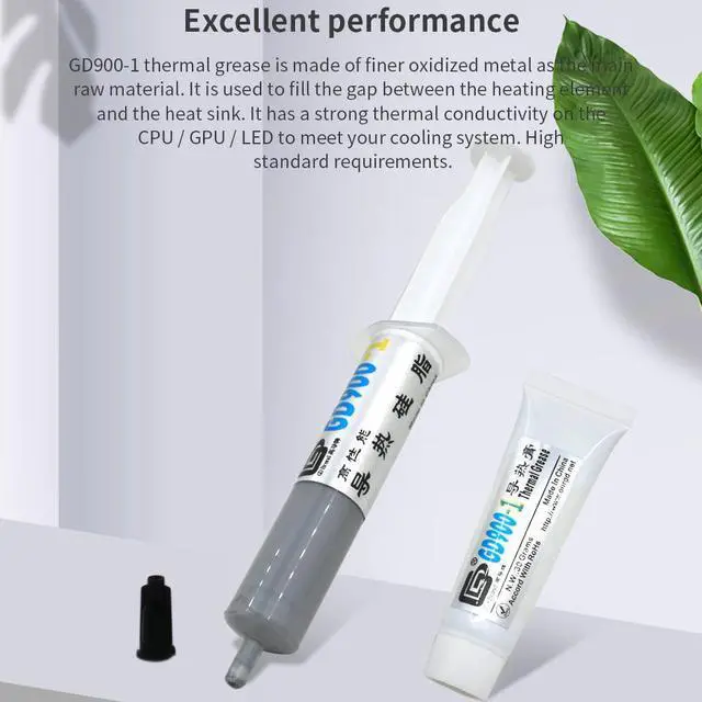 Alt view image 2 of 5 - 30g 900 1 Thermal Paste For CPU Heatsink Cooler Hot Melt Adhesive For Radiator Thermal Grease For Laptop Water Cooling