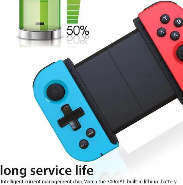 Alt view image 3 of 5 - Wireless Telescopic Bluetooth Game Controller Wireless Gamepad Joystick For PS3 Windows Android IOS Phone With USB Cable