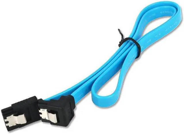 Alt view image 3 of 5 - Speed 40CM Straight 90 Right Angle SATA 3.0 Cable 6GB/s SATA III Cable Flat Data Cord for HDD SSD