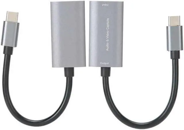 Alt view image 5 of 5 - tuner card for laptop Video Capture Card TYPE-C HDMI to USB-C 4K 1080P Game Live Silver Gray  Drive Z29A memory card