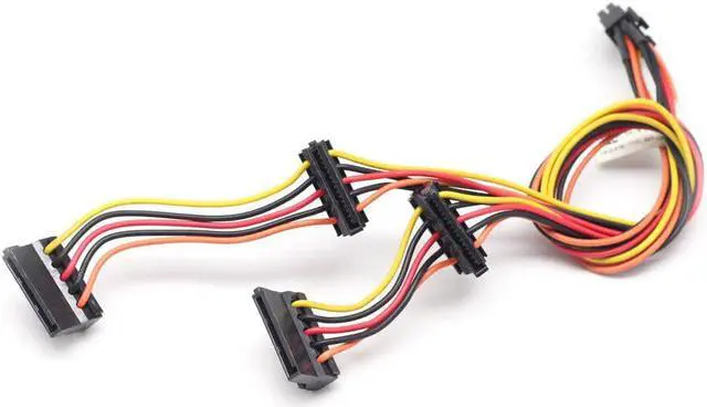 Alt view image 4 of 5 - FOR  3020MT Desktop PC 8-pin to 4-Drop SATA Power Cable C8T8C 0C8T8C