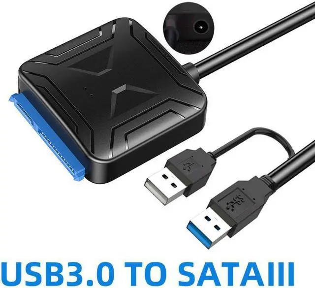 Main image of USB SATA 3.0 Cable Sata To USB 3.0 /2.0 Adapter UP To 6 Gbps Support 2.5 /3.5 Inch External SSD HDD Hard Drive 22 Pin Sata