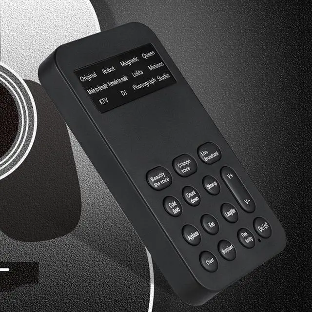 Alt view image 4 of 5 - Sale Professional Mini  Voice Changer  Universal Sound Card For Mobile Computer Voice Recording Game