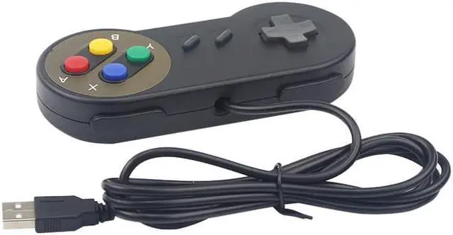 Alt view image 4 of 5 - 2PCS USB Gamepad Gaming Joystick SNES Game Controller Retro Gamepads for PC NESPi RetroPie Game Control for Raspberry Pi 4 B