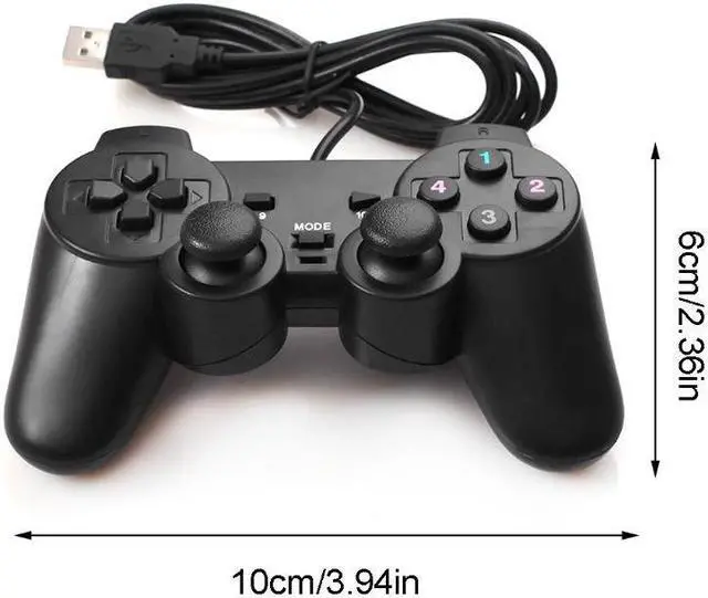 Alt view image 4 of 5 - USB 2.0 Game Controller Gamepad Joystick Joypad for PC Laptop Computer Contrller New