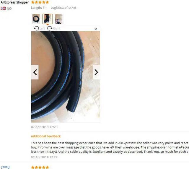 Alt view image 4 of 5 - End Audio Powerline 400 amplifier Power Cable Signature Edition power wire for fi preamp