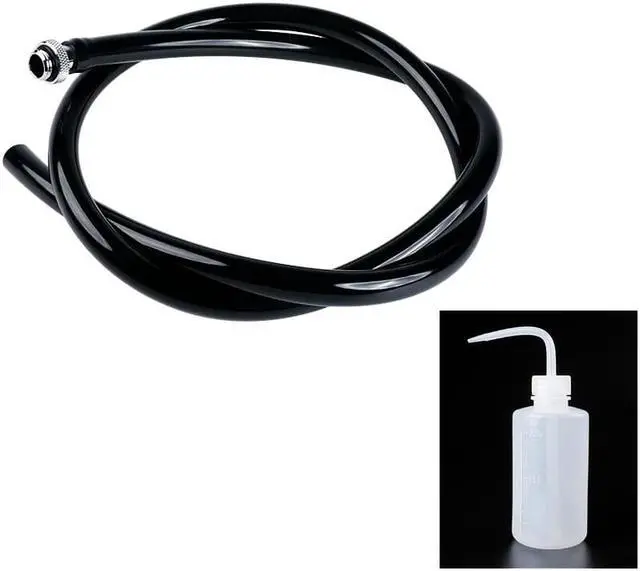 Alt view image 4 of 5 - Water Cooled Fluid ,Drain Away Liquid Tools 250ML/500ML Bottle 10x13mm PVC Hose Tube With Pagoda Connector Fittings