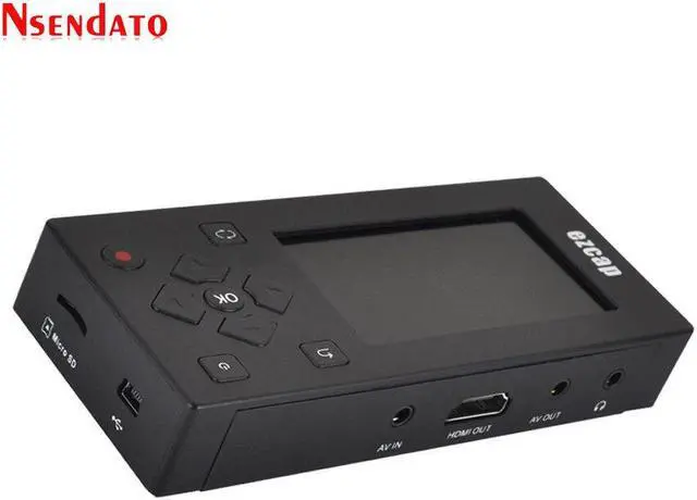 Alt view image 4 of 5 - 271 AV Recorder Audio Video Converter Records VHS Camcorder Tapes to Digital Format 8GB Memory 3" Screen for DVD Player