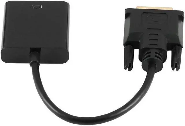 Alt view image 5 of 5 - Full HD 1080P DVI-D to VGA Active Adapter Converter Cable 24+1 Pin Male to 15pin Female Monitor Cable for PC Display Card