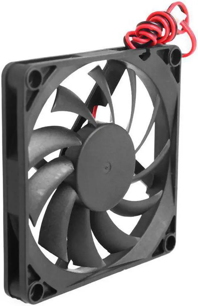 Alt view image 5 of 5 - 80x80x10mm 2Pin 12V PC Computer CPU System Heatsink Brushless Cooling Fan 8010 Drop Shipping