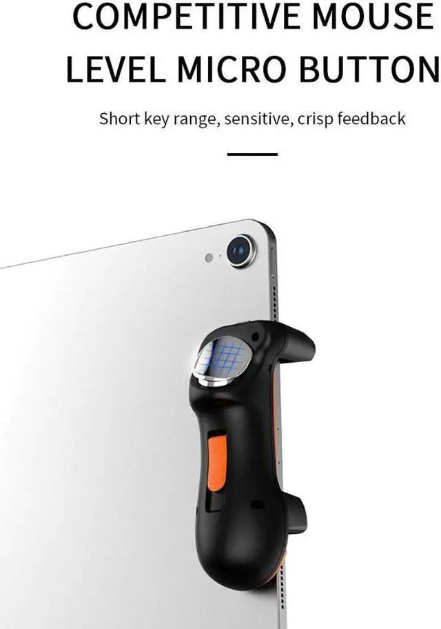 Alt view image 5 of 5 - Tablet Computer Eating Chicken Artifact One-Click Burst Multi-Color Game Handle L1R1 Trigger Button Game Controller For Ipad