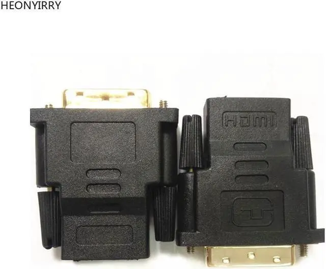 Alt view image 2 of 5 - Female to DVI D 24+1 Pin Male Adapter Converter DVI Cable Switch for PC for HDTV PS3 Projector LCD TV Box TV