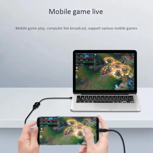 Alt view image 5 of 5 - Card USB2.0 to  High-Definition o and Video  Game Live Recording Monitoring  Card